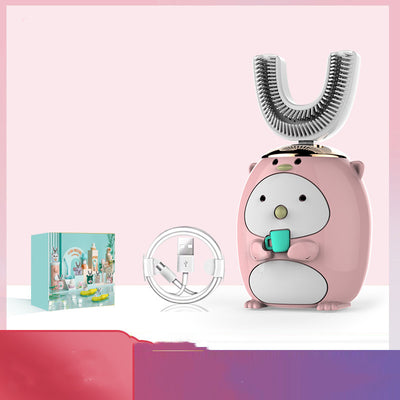 Cepillo de Dientes Eléctrico Infantil Automático en Forma de U con Tecnología Sónica - Image 26