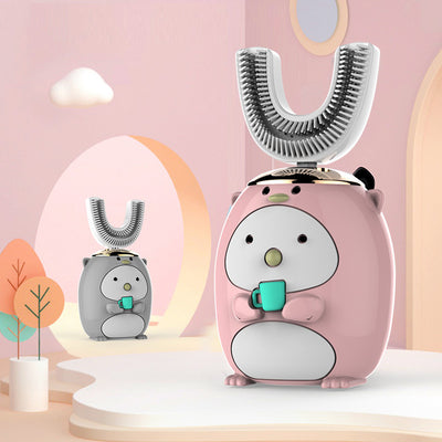 Cepillo de Dientes Eléctrico Infantil Automático en Forma de U con Tecnología Sónica - Image 6