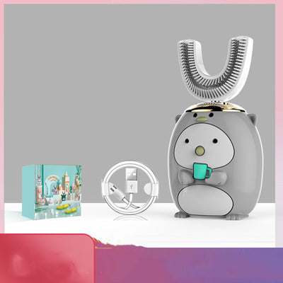 Cepillo de Dientes Eléctrico Infantil Automático en Forma de U con Tecnología Sónica - Image 3