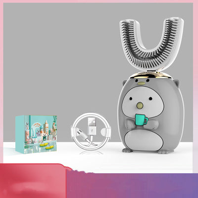 Cepillo de Dientes Eléctrico Infantil Automático en Forma de U con Tecnología Sónica - Image 7