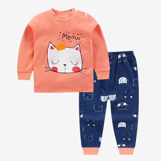Pantalones de Algodón Manga Larga para Casa Niños - Image 19