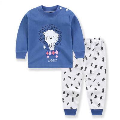 Pantalones de Algodón Manga Larga para Casa Niños - Image 15
