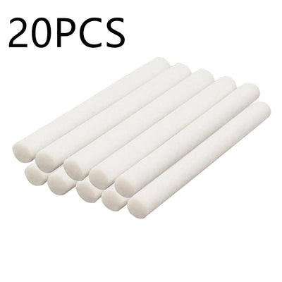 White cylindrical cotton wick, likely a replacement part for a humidifier or aroma diffuser. - Image 6