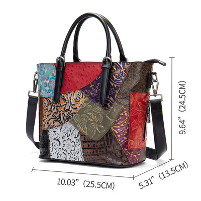 Bolsa Mensajera de Cuero Genuino para Mujer - Bandolera Elegante Primera Capa - Image 10