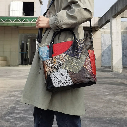 Bolsa Mensajera de Cuero Genuino para Mujer - Bandolera Elegante Primera Capa - Image 4
