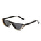 Gafas de Sol Semimontadura con Diamantes - Estilo Exagerado y Personalidad