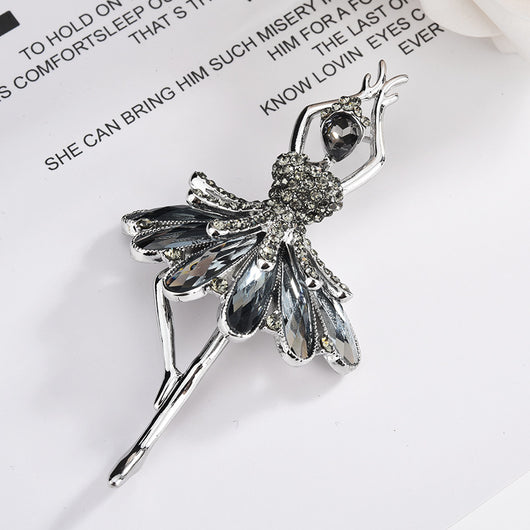 Broche Ángel Bailarín en Aleación - Accesorio Elegante para Mujer - Image 5