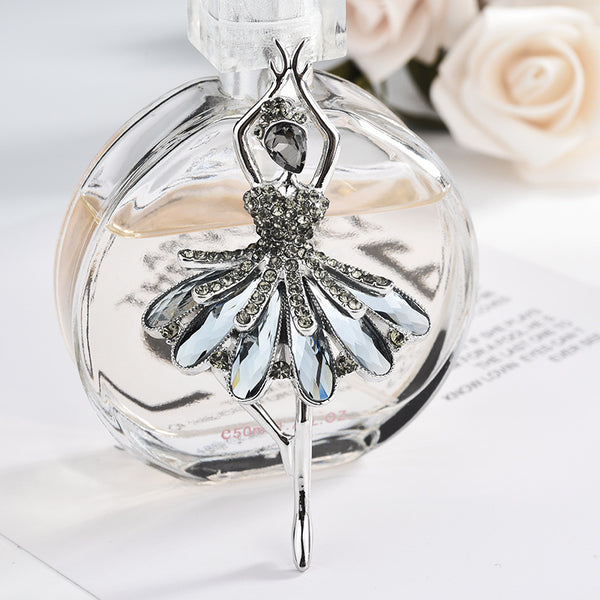 Broche Ángel Bailarín en Aleación - Accesorio Elegante para Mujer