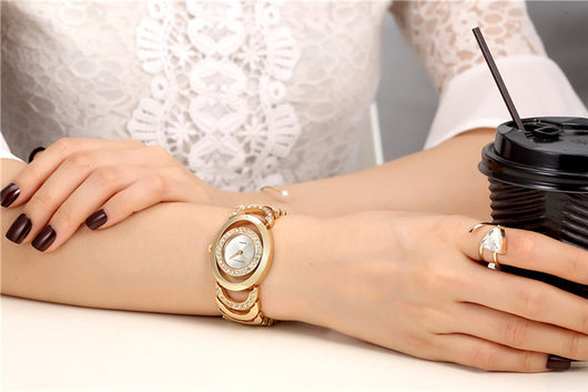 Reloj de Pulsera para Mujer con Banda de Acero y Diamantes - Image 8