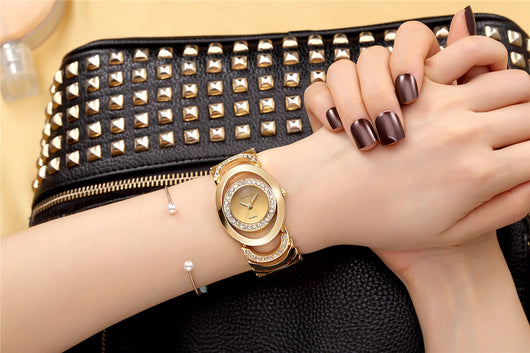 Reloj de Pulsera para Mujer con Banda de Acero y Diamantes - Image 7