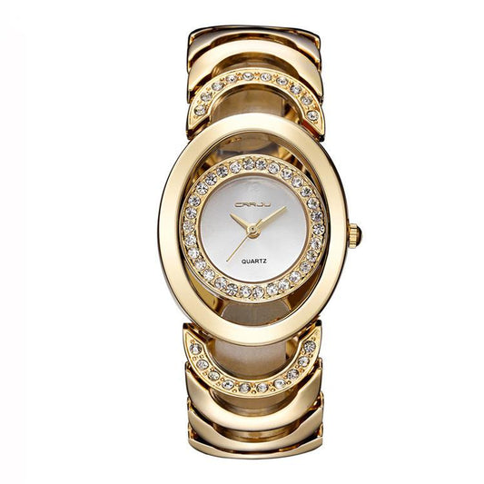 Reloj de Pulsera para Mujer con Banda de Acero y Diamantes - Image 2