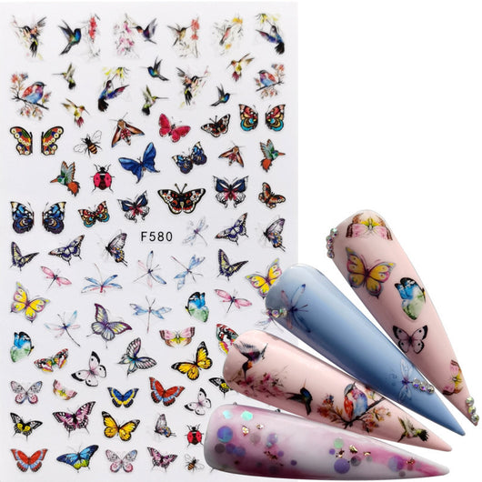 Calcomanías de Uñas Adhesivas - Diseños Decorativos para Manicura Instantánea - Image 6
