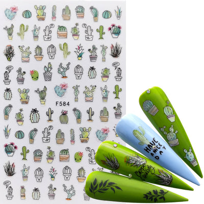 Calcomanías de Uñas Adhesivas - Diseños Decorativos para Manicura Instantánea - Image 11