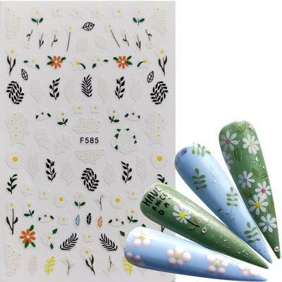 Calcomanías de Uñas Adhesivas - Diseños Decorativos para Manicura Instantánea - Image 12