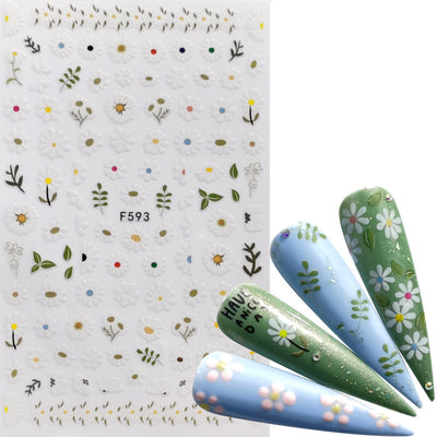 Calcomanías de Uñas Adhesivas - Diseños Decorativos para Manicura Instantánea - Image 15