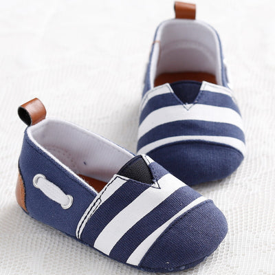 Zapatillas de Lona para Bebés con Suela Suave Rayada - Image 11