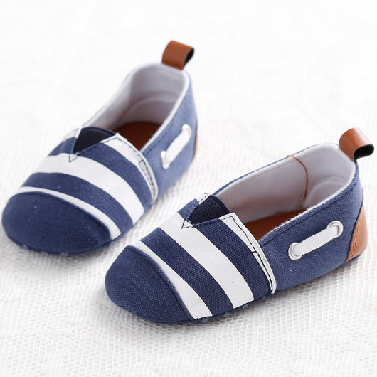 Zapatillas de Lona para Bebés con Suela Suave Rayada - Image 13