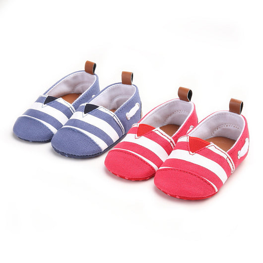 Zapatillas de Lona para Bebés con Suela Suave Rayada - Image 10