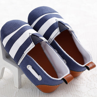 Zapatillas de Lona para Bebés con Suela Suave Rayada - Image 4