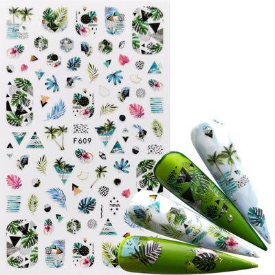 Calcomanías de Uñas Adhesivas - Diseños Decorativos para Manicura Instantánea - Image 27