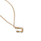 Female retro Estilo pendant clavicle chain U