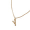 Female retro Estilo pendant clavicle chain Y