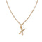 Female retro Estilo pendant clavicle chain X