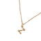 Female retro Estilo pendant clavicle chain Z