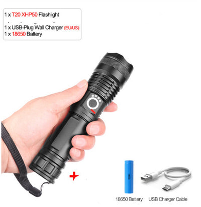 Linterna LED Zoom P50 con Carga USB - Image 43