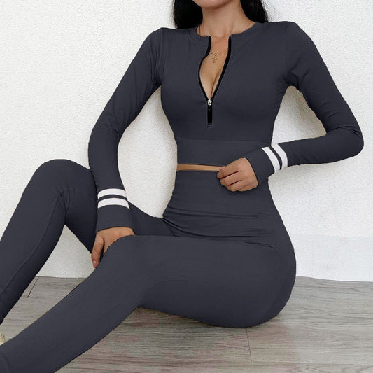 Traje Deportivo Térmico de Manga Larga para Otoño e Invierno