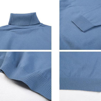 Suéter Cuello Alto Grueso para Hombre - Diseño Minimalista - Image 9