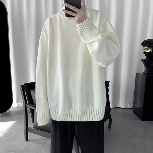 Suéter Cuello Alto Grueso para Hombre - Diseño Minimalista