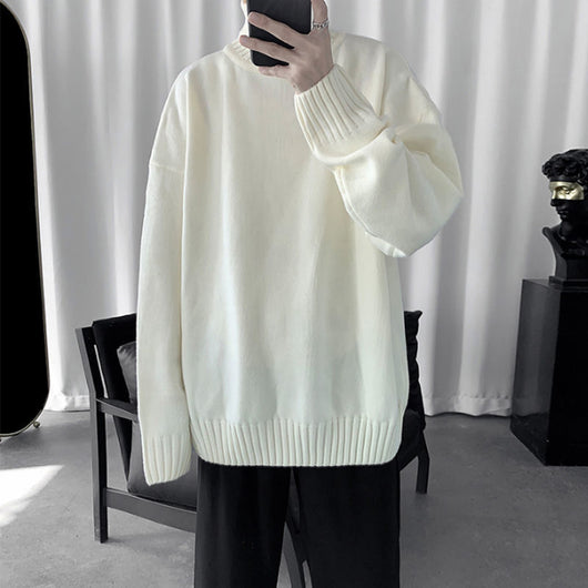 Suéter Cuello Alto Grueso para Hombre - Diseño Minimalista