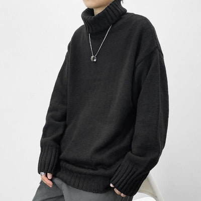 Suéter Cuello Alto Grueso para Hombre - Diseño Minimalista - Image 4