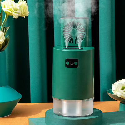 Humidificador de Aire con Ventilador Lifting, Purificador USB Kawaii Doble Spray y Control Remoto - Image 7