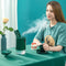 Humidificador de Aire con Ventilador Lifting, Purificador USB Kawaii Doble Spray y Control Remoto