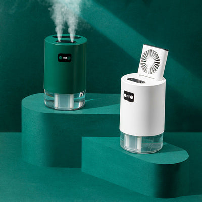 Humidificador de Aire con Ventilador Lifting, Purificador USB Kawaii Doble Spray y Control Remoto - Image 6