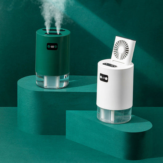 Humidificador de Aire con Ventilador Lifting, Purificador USB Kawaii Doble Spray y Control Remoto - Image 6