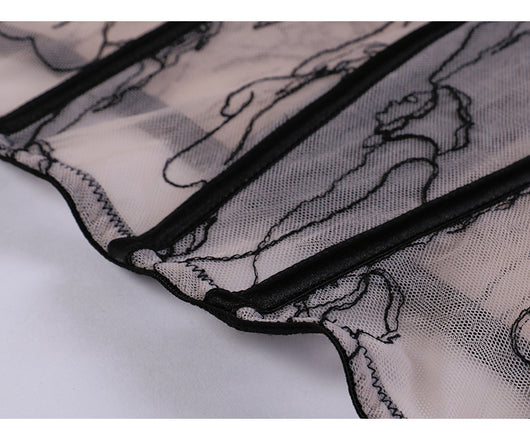 Corpiño Sensual de Encaje y Malla Transparente para Mujer - Image 16