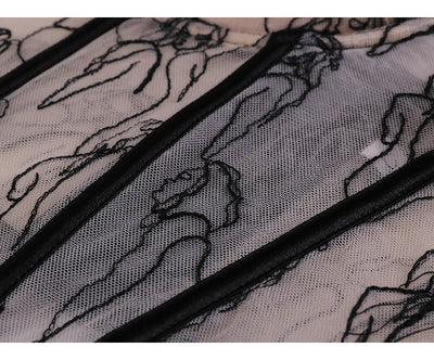 Corpiño Sensual de Encaje y Malla Transparente para Mujer - Image 6