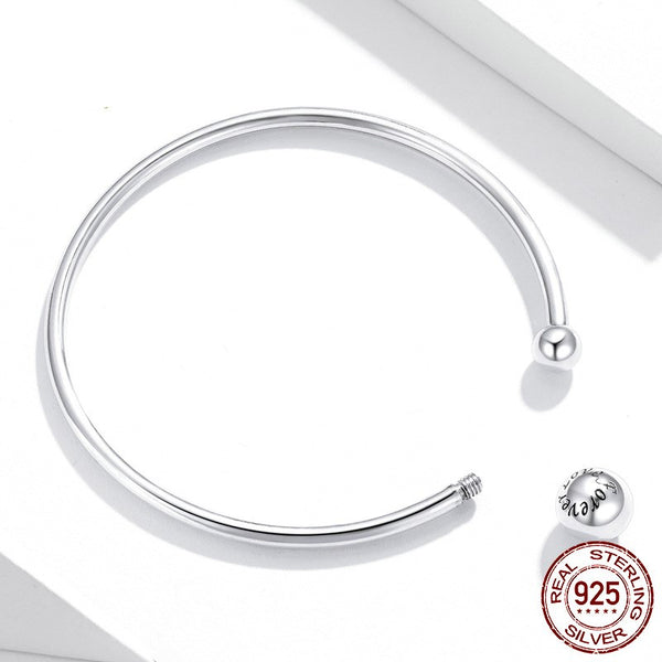 Pulsera de Plata 925 con Cierre Magnético Intercambiable - Diseño Personalizable
