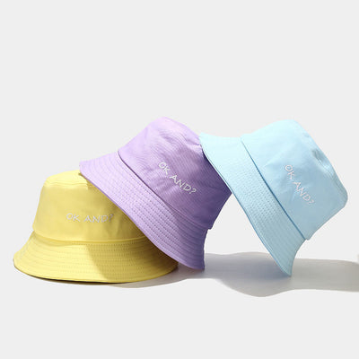 Gorra de Pescador Macaron OK con Bordado Artesanal - Image 3