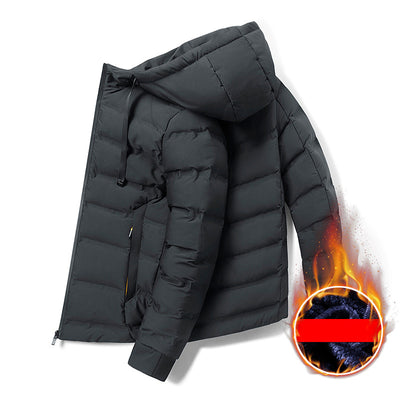 Chaqueta Hoodie Coreana de Algodón Suave para Hombre - Image 9
