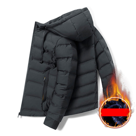 Chaqueta Hoodie Coreana de Algodón Suave para Hombre - Image 9