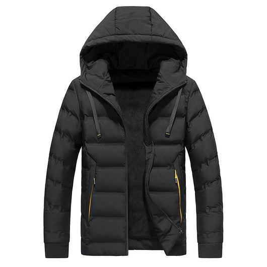 Chaqueta Hoodie Coreana de Algodón Suave para Hombre - Image 7