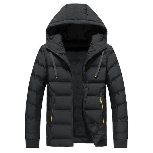 Chaqueta Hoodie Coreana de Algodón Suave para Hombre - Image 2