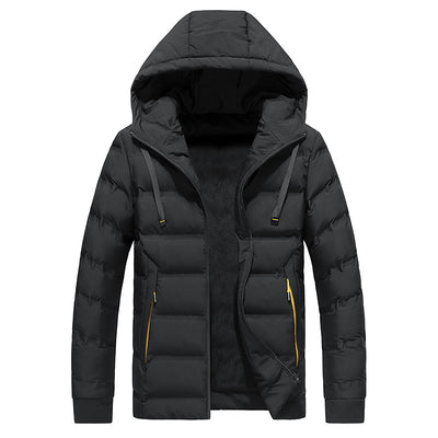 Chaqueta Hoodie Coreana de Algodón Suave para Hombre - Image 2