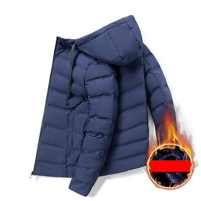 Chaqueta Hoodie Coreana de Algodón Suave para Hombre - Image 5