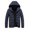Chaqueta Hoodie Coreana de Algodón Suave para Hombre