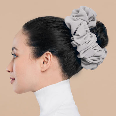 Coletero de Chifón Perla con Flor para el Cabello en Color Puro - Image 22